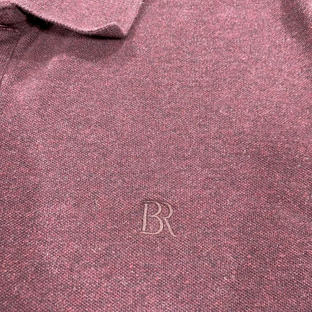 Banana Republic Polo Shirt Mens XL Purple Pique Classic Fit Cotton Collared